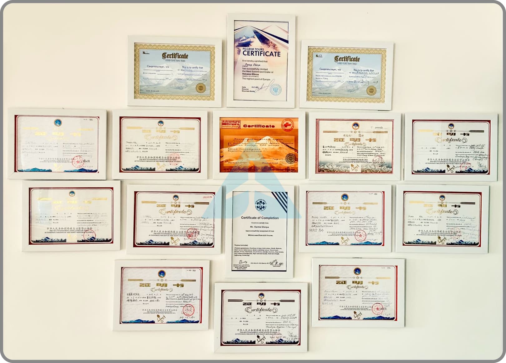 Epeak Expedition Pvt. Ltd. Wall of Achievements